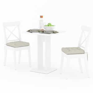 Vicco Tavolo da pranzo Bianco 65 x 65 cm