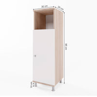 Vicco Mobiletto bagno Sonoma/Bianco 30 x 95 cm