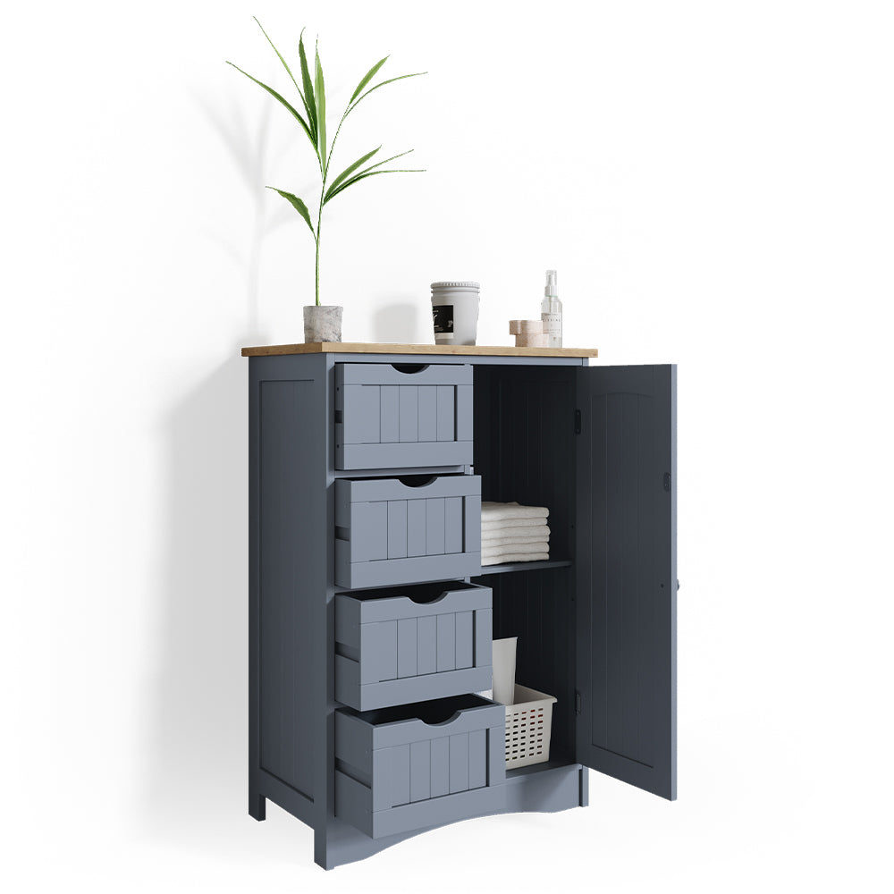 Vicco Cassettiera da bagno Grigio 55 x 81 cm