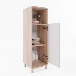 Vicco Mobiletto bagno Sonoma/Bianco 30 x 95 cm