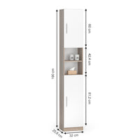 Vicco Mobile bagno alto Sonoma 32 x 190 cm