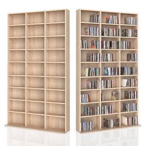 Vicco Scaffale porta cd Sonoma 102 x 178 cm