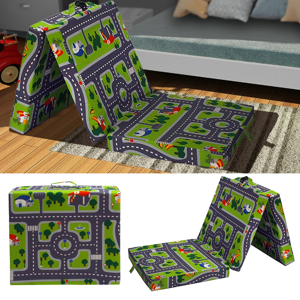 Vitalispa Materasso pieghevole Verde 190 x 70 cm