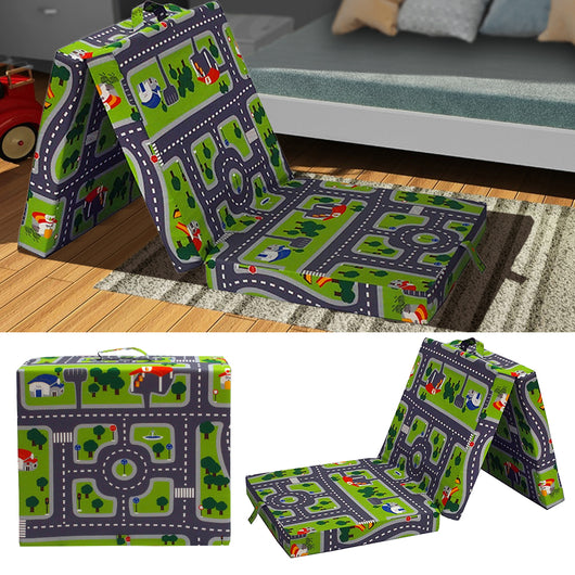 Vitalispa Materasso pieghevole Verde 190 x 70 cm