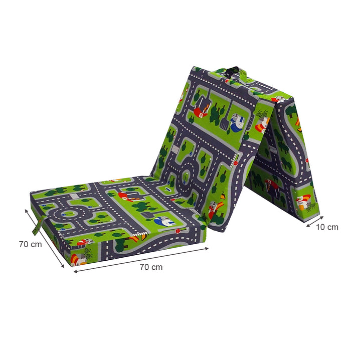 Vitalispa Materasso pieghevole Verde 190 x 70 cm