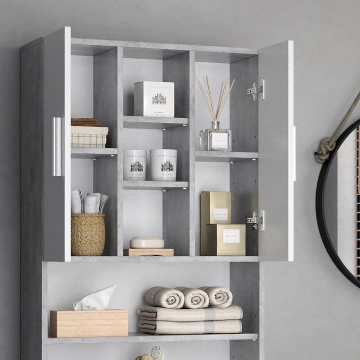 Vicco Mobile per lavatrice Calcestruzzo 64 x 190 cm