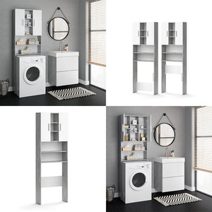 Vicco Mobile per lavatrice Calcestruzzo 64 x 190 cm