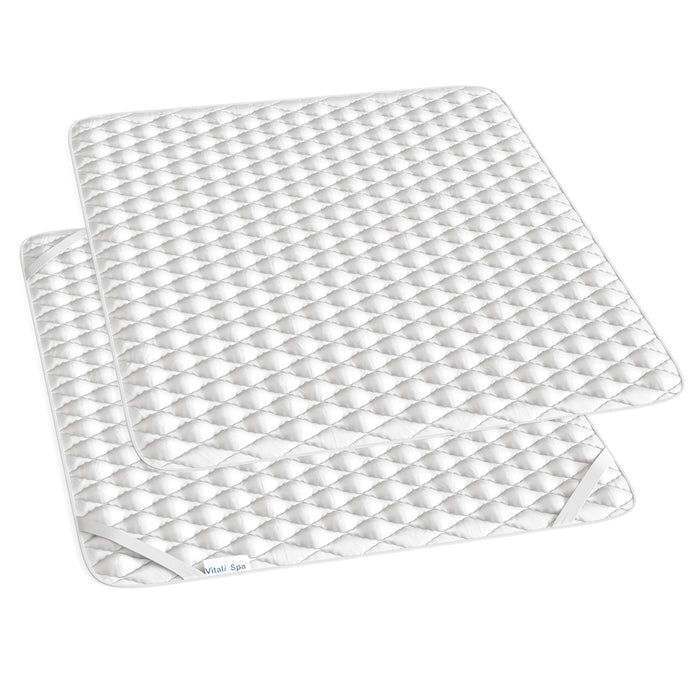 Vitalispa Сoprimaterasso Bianco 180 x 200 cm Lavabile fino a 60°C e adatto all'asciugatrice