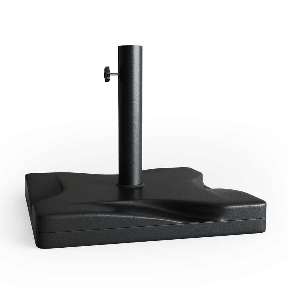 OK-Living Supporto per ombrellone Nero 42 x 42 cm