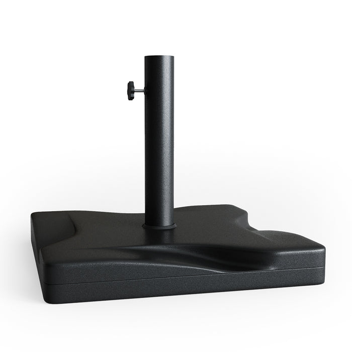 OK-Living Supporto per ombrellone Nero 42 x 42 cm