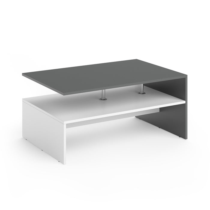 Vicco Tavolino da salotto Bianco/antracite 90 x 60 cm