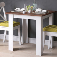 Vicco Tavolo da pranzo Noce 80 x 80 cm