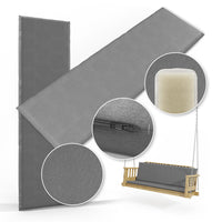 Vicco Coprisedile Grigio 140 cm