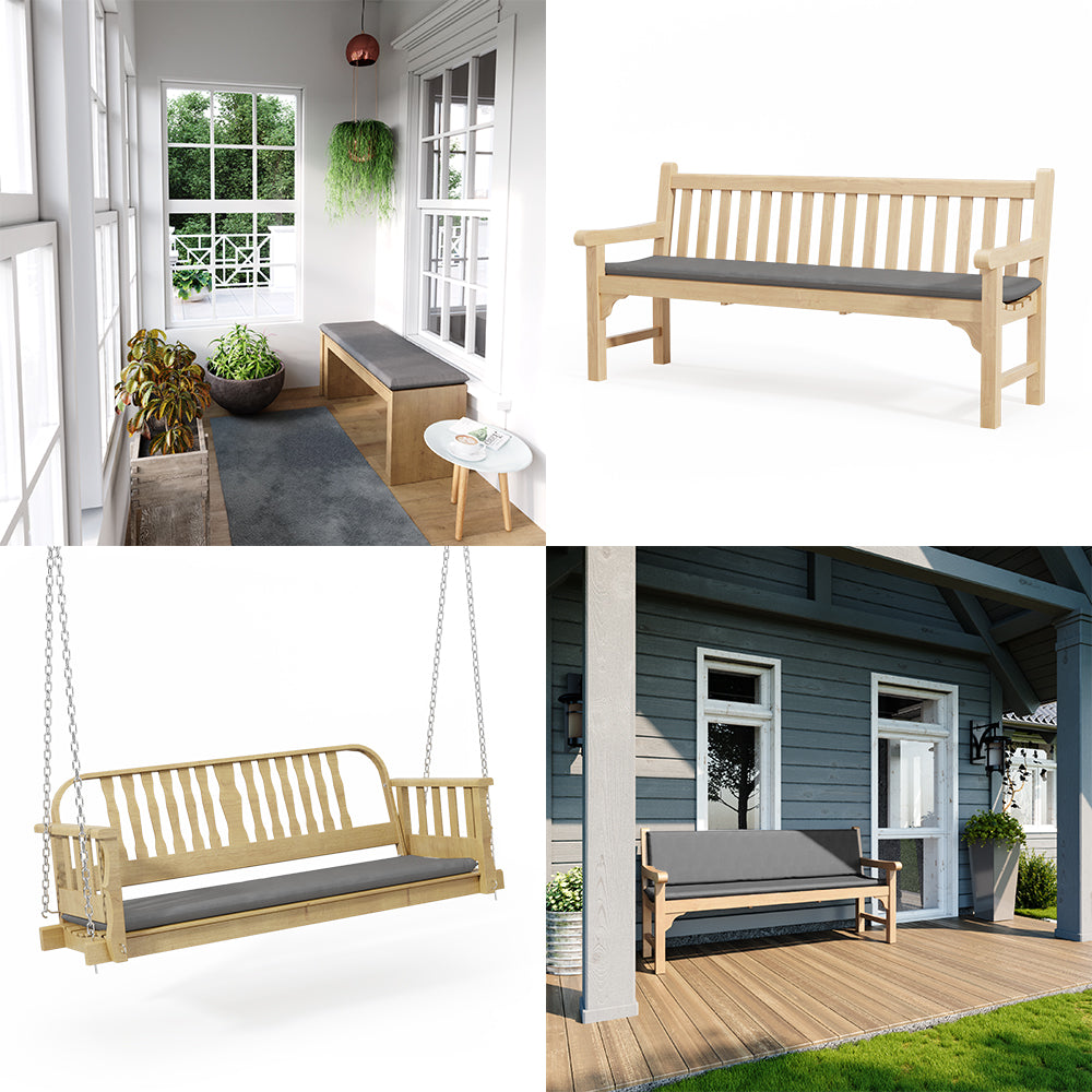 Vicco Coprisedile Grigio 140 cm