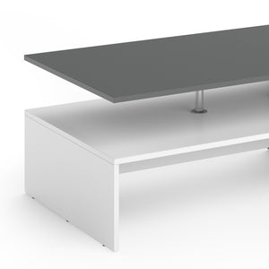 Vicco Tavolino da salotto Bianco/antracite 90 x 60 cm