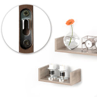 Vicco Scaffale a muro Sonoma 60 x 10 cm Set di 3