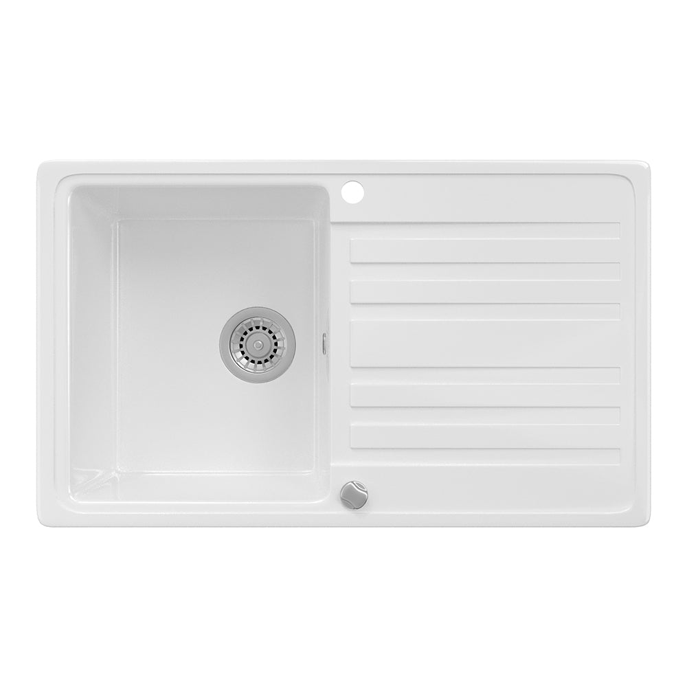 Bergström Lavello da cucina Bianco 76.5 x 46 cm con asciugatura