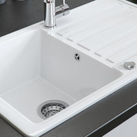 Bergström Lavello da cucina Bianco 76.5 x 46 cm con asciugatura