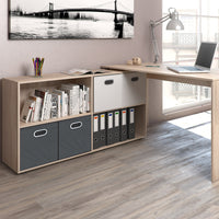 Vicco Scrivania angolare Sonoma 137 x 60 cm