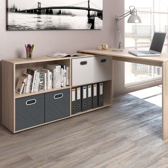 Vicco Scrivania angolare Sonoma 137 x 60 cm