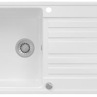 Bergström Lavello da cucina Bianco 76.5 x 46 cm con asciugatura