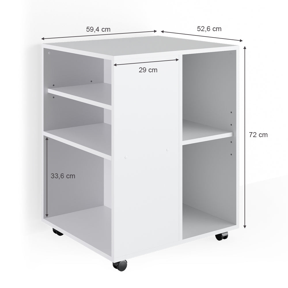 Vicco Contenitore per rotoli Bianco 52.6 x 59.4 cm