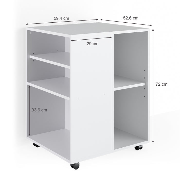 Vicco Contenitore per rotoli Bianco 52.6 x 59.4 cm