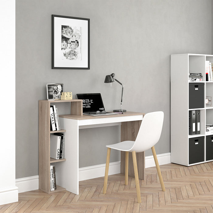 Vicco Scrivania con ripiani Sonoma 110 x 40 cm