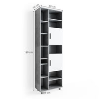 Vicco Mobile bagno alto Calcestruzzo 60 x 190 cm