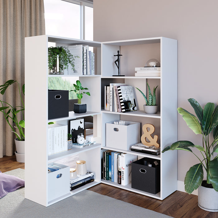 Vicco Scaffale angolare Bianco 170 x 142.4 cm