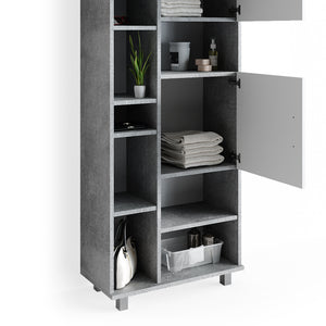 Vicco Mobile bagno alto Calcestruzzo 60 x 190 cm