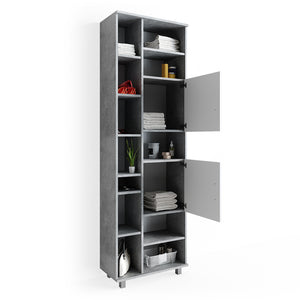 Vicco Mobile bagno alto Calcestruzzo 60 x 190 cm