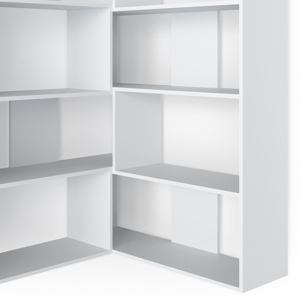 Vicco Scaffale angolare Bianco 170 x 142.4 cm