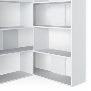 Vicco Scaffale angolare Bianco 170 x 142.4 cm