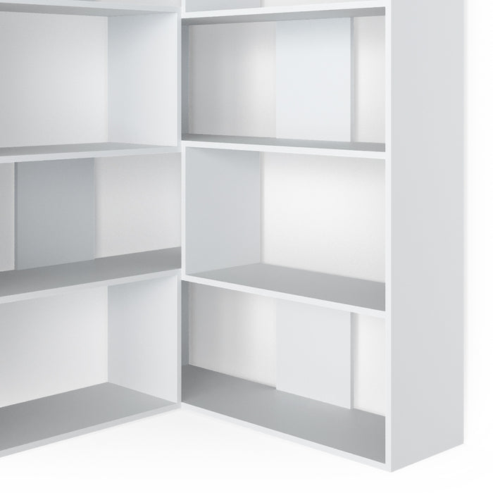 Vicco Scaffale angolare Bianco 170 x 142.4 cm