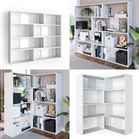 Vicco Scaffale angolare Bianco 170 x 142.4 cm