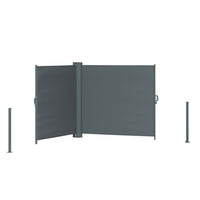 OK-Living Tenda laterale Antracite 300 x 160 cm
