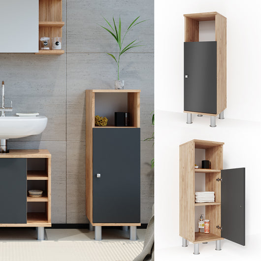 Vicco Mobiletto bagno Rovere 30 x 95 cm