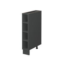Vicco Scaffale da cucina Antracite 15 cm senza piano di lavoro