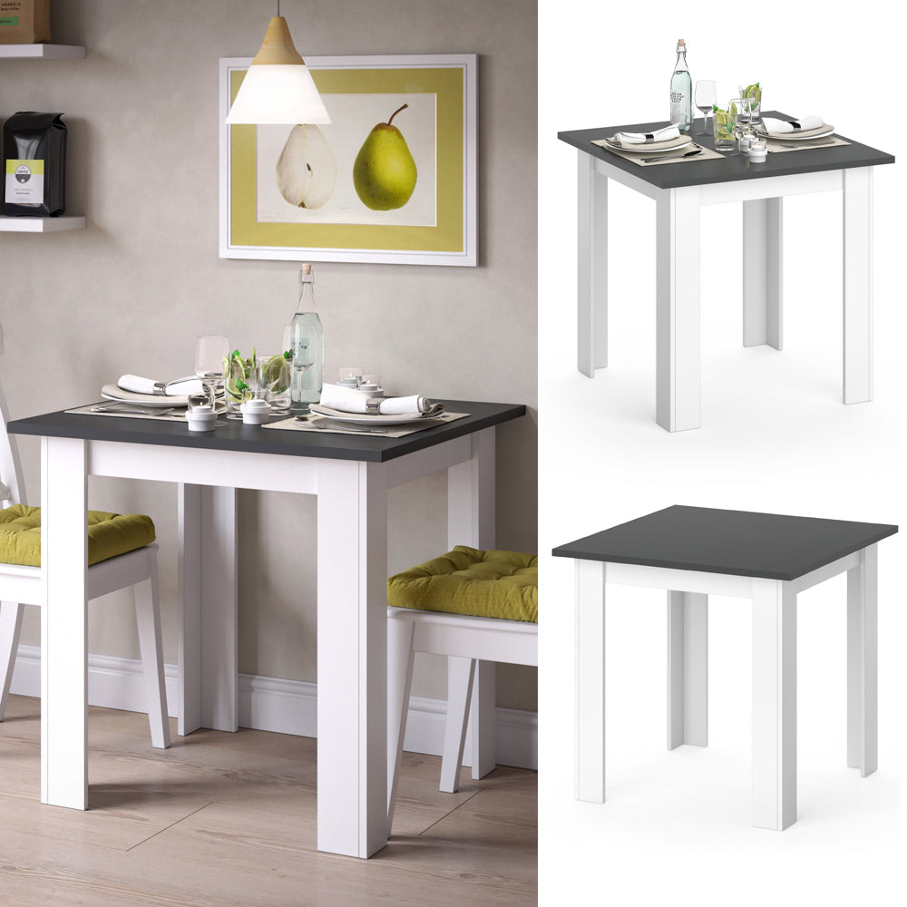 Vicco Tavolo da pranzo Antracite 80 x 80 cm
