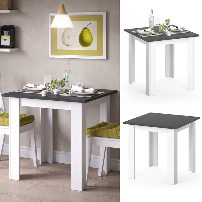 Vicco Tavolo da pranzo Antracite 80 x 80 cm