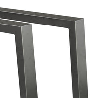 Vicco Gambe per tavolo Nero 75 x 72 cm A forma di U