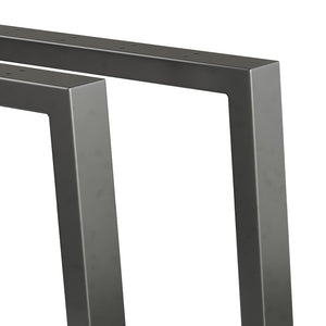 Vicco Gambe per tavolo Nero 75 x 72 cm A forma di U