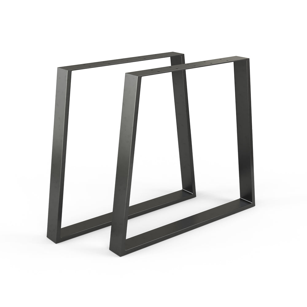 Vicco Gambe per tavolo Nero 80 x 72 cm Trapezoidale