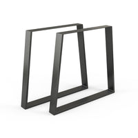 Vicco Gambe per tavolo Nero 80 x 72 cm Trapezoidale
