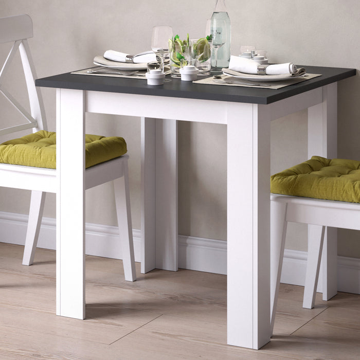 Vicco Tavolo da pranzo Antracite 80 x 80 cm