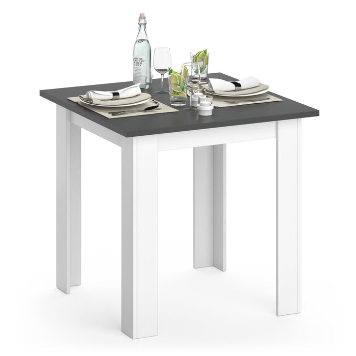 Vicco Tavolo da pranzo Antracite 80 x 80 cm