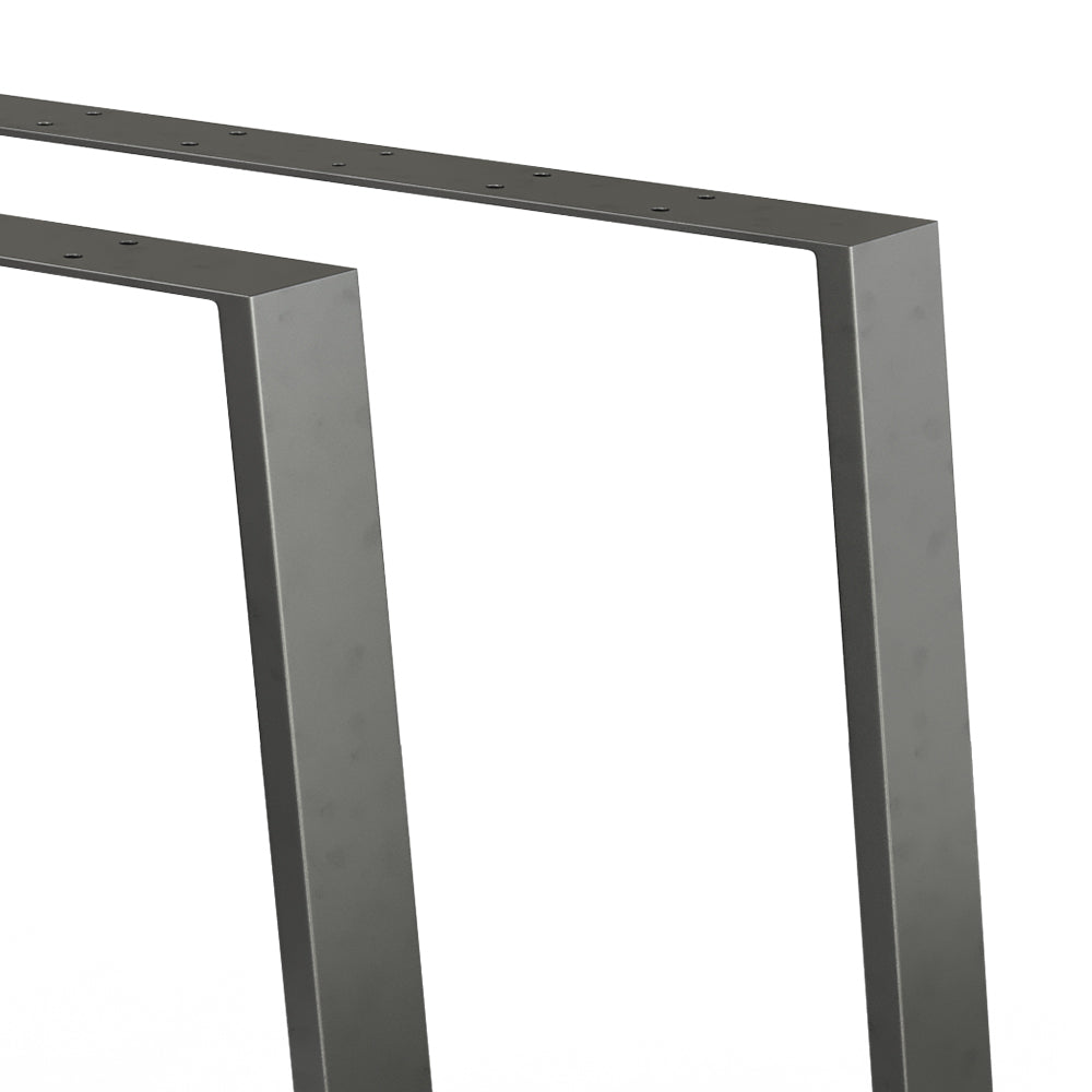 Vicco Gambe per tavolo Nero 80 x 72 cm Trapezoidale