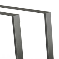 Vicco Gambe per tavolo Nero 80 x 72 cm Trapezoidale