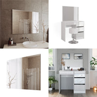 Vicco Specchio bagno Bianco 2 x 65 cm